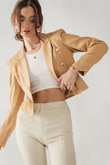 Camel Hardware Blazer