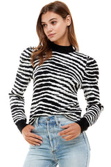 Squared Shoulder Sweater