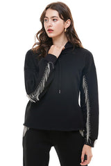 Fringe Sleeve Sweatshirt