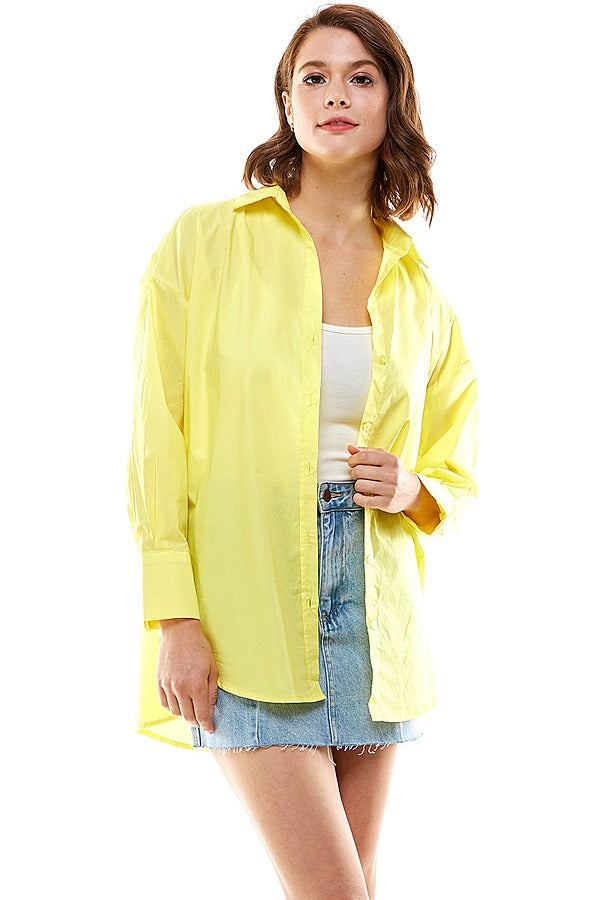 Button Up Shirt (Green, Orange, Purple, Yellow))