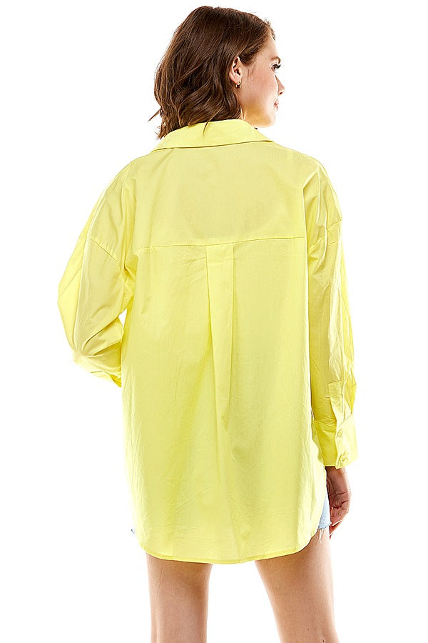 Button Up Shirt (Green, Orange, Purple, Yellow))