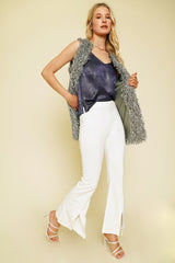 Faux Fur Open Vest