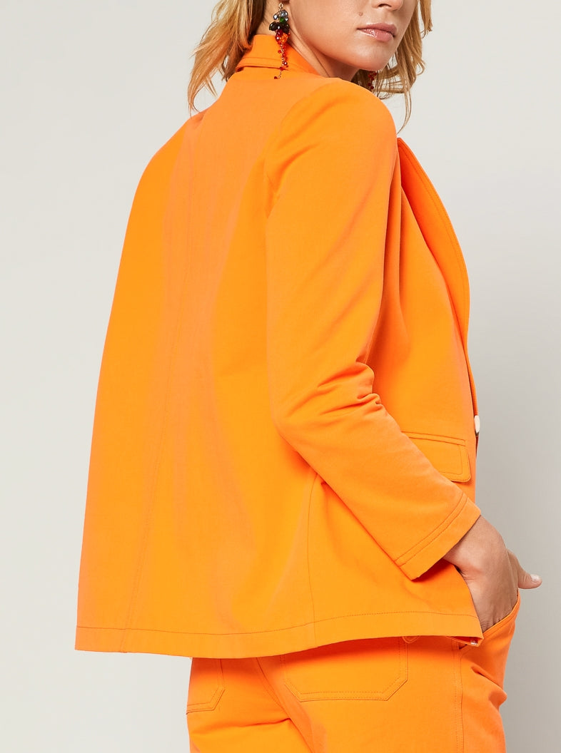 Cotton Double Breast Jacket
