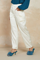 Straight Leg Pants With Side Pockets