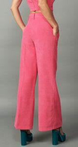 Corduroy High Waisted Wide Pants