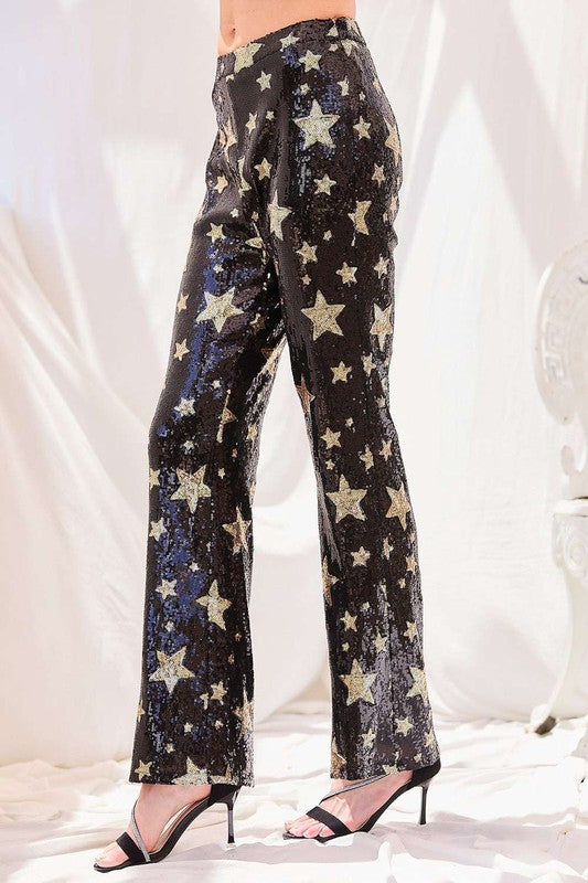 Bell Bottom Star Struck Pants