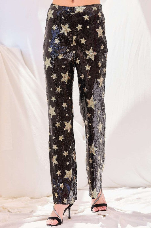 Bell Bottom Star Struck Pants