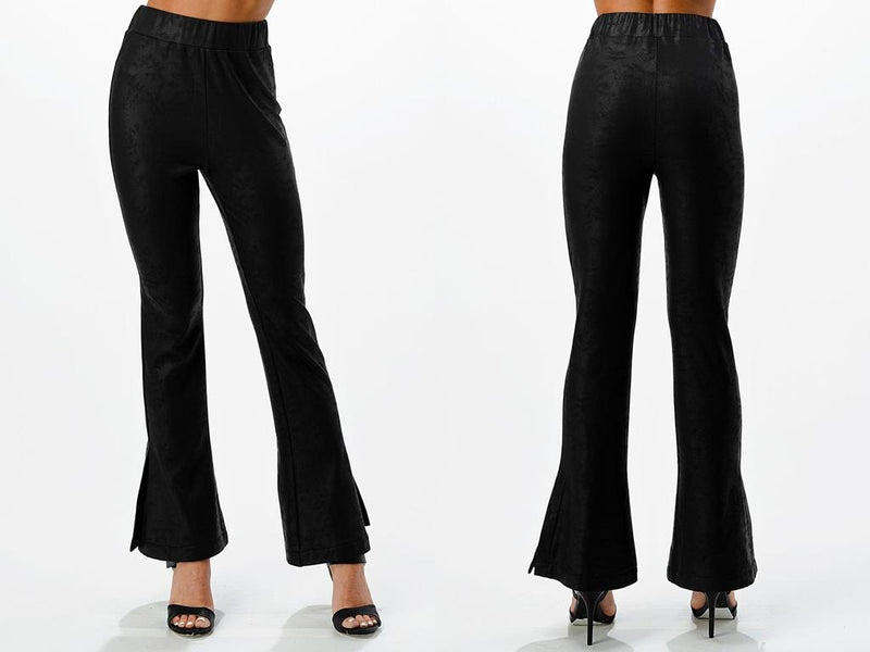 Black Bell Bottom Pant