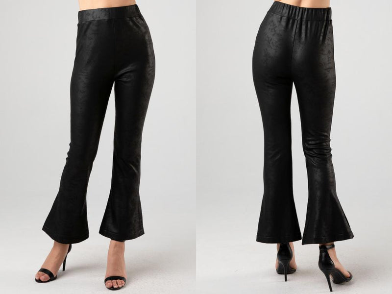 Black Bell Bottom Pant