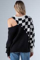 Knit Patchwork Sweater