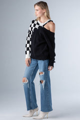Knit Patchwork Sweater