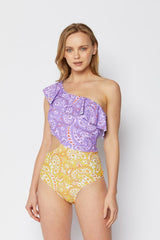 Asymmetric One Shoulder Swimsuit