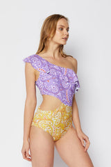 Asymmetric One Shoulder Swimsuit