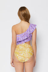 Asymmetric One Shoulder Swimsuit