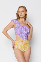Asymmetric One Shoulder Swimsuit