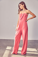 Open Shoulder Jumpsuit