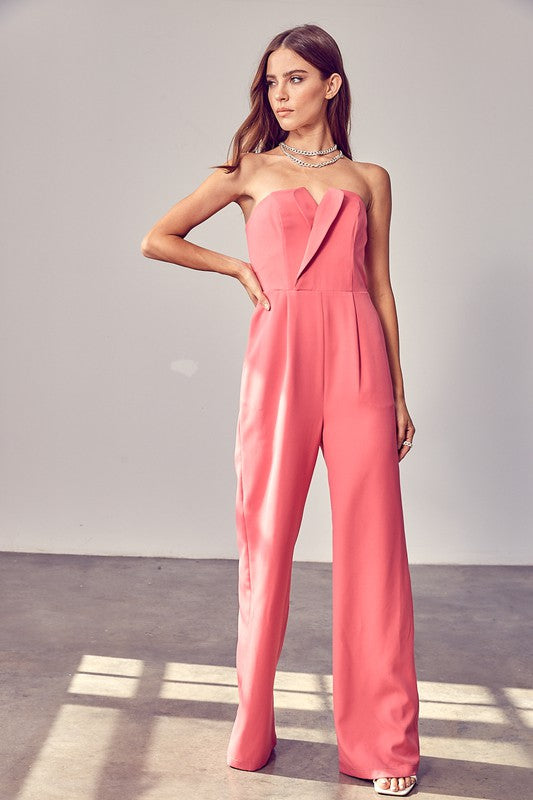 Open Shoulder Jumpsuit