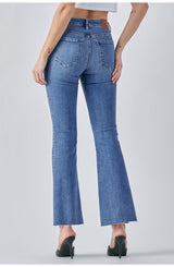 High Rise Flare With Side Slit