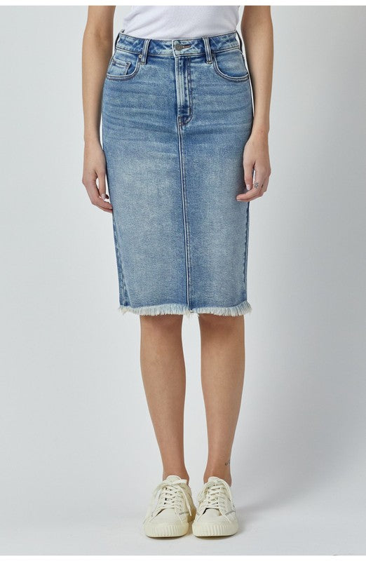 Peyton Basic Midi Skirt