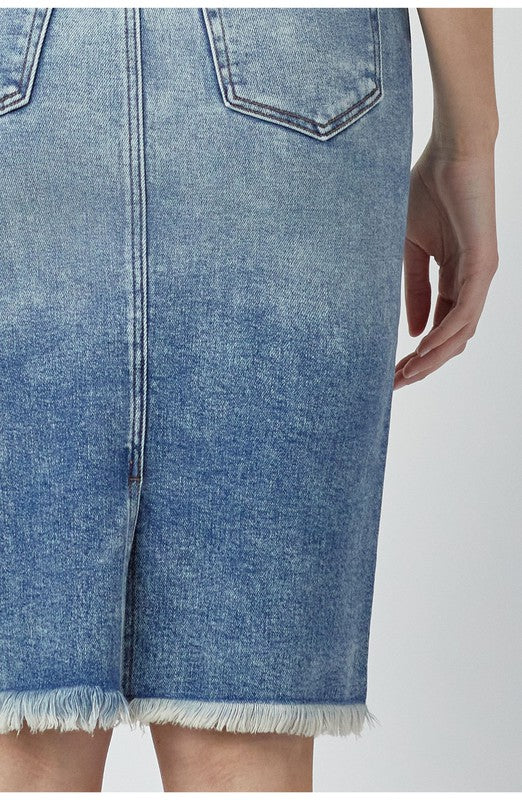 Peyton Basic Midi Skirt