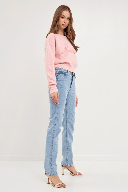 Love Chenille Plush Sweater