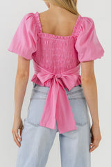 Waist Bow Top
