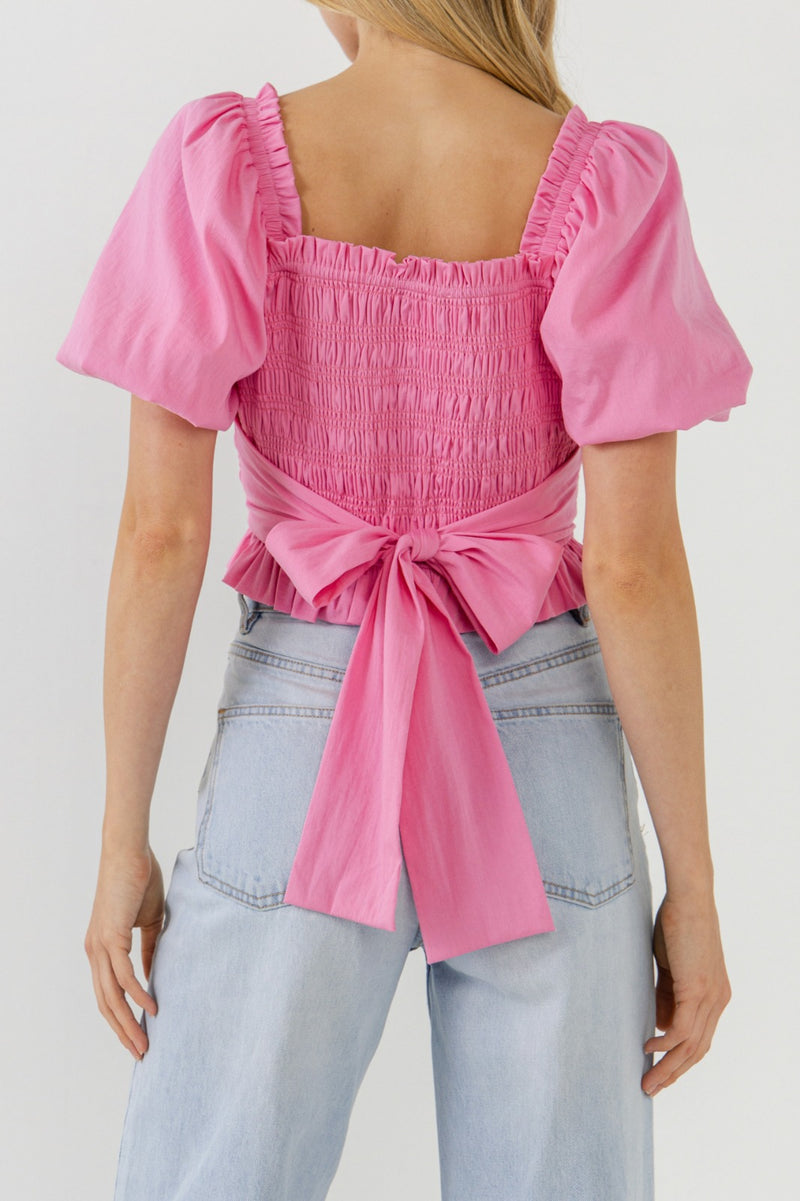 Waist Bow Top