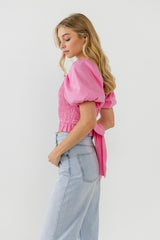 Waist Bow Top