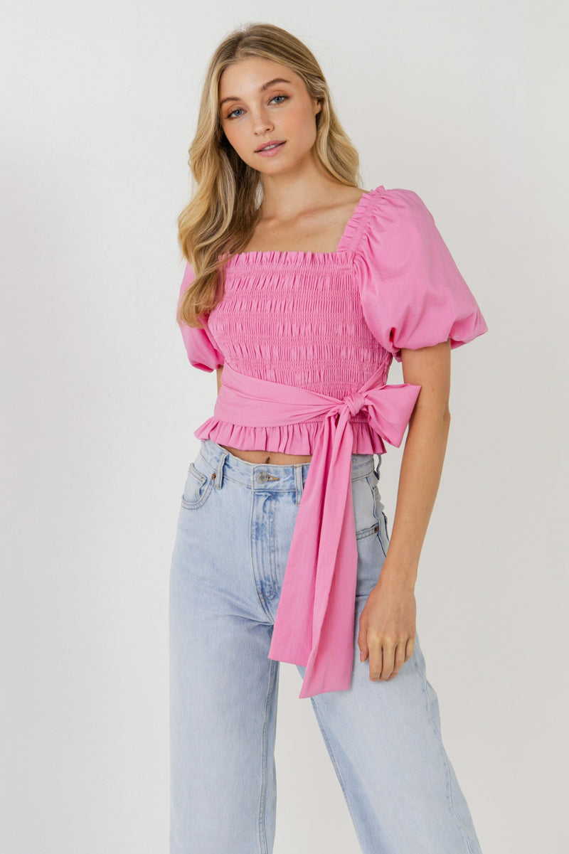 Waist Bow Top