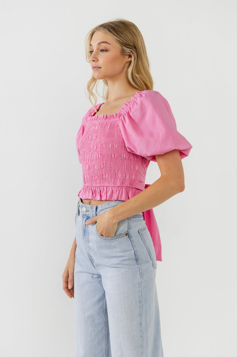 Waist Bow Top