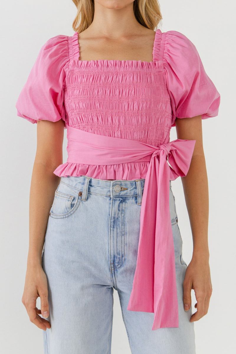 Waist Bow Top