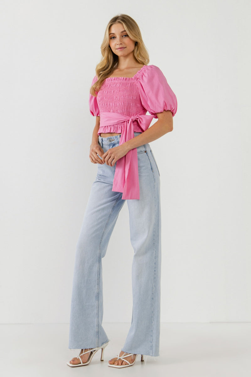 Waist Bow Top