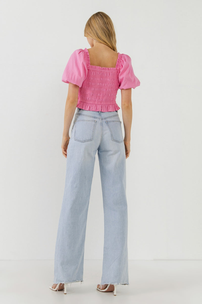 Waist Bow Top
