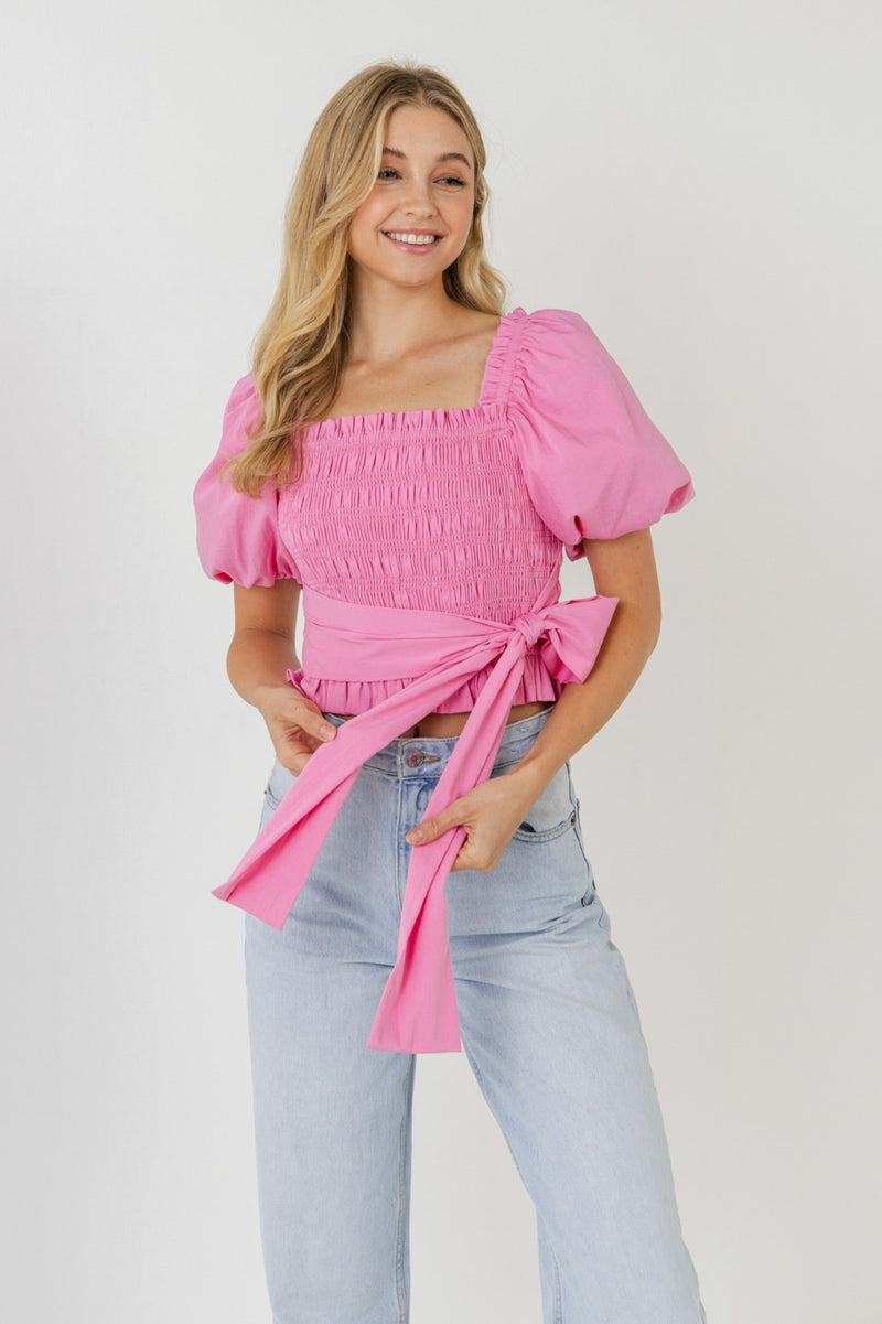 Waist Bow Top