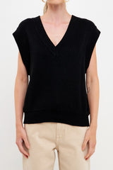 Throw On Solid Sweater Vest