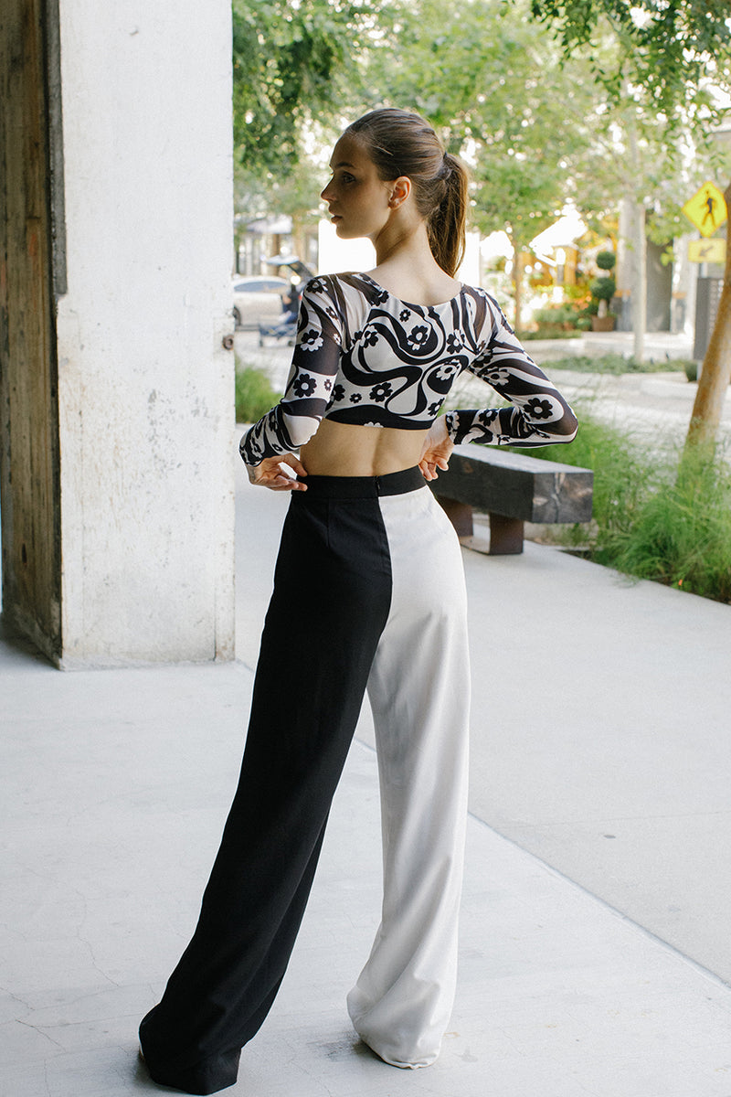 Black And White Pants