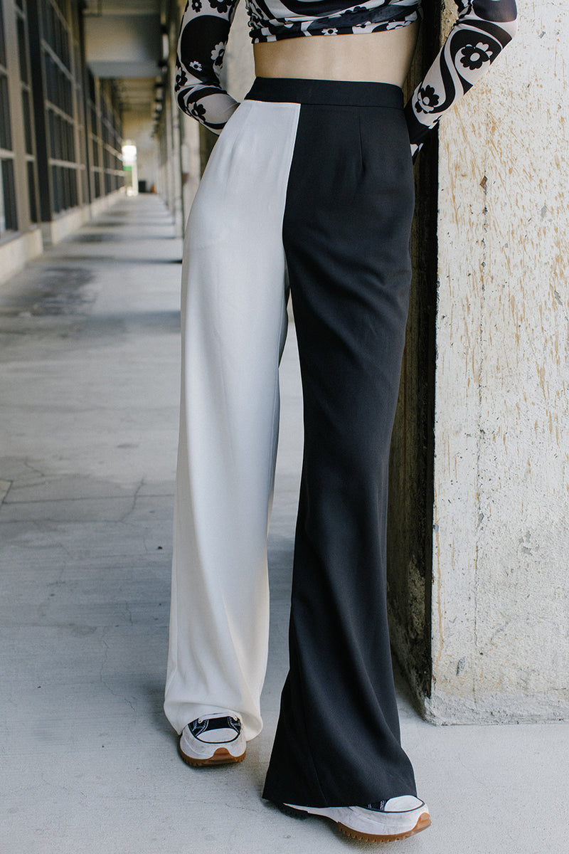 Black And White Pants