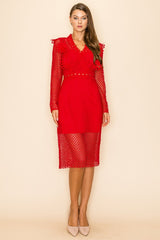 Long Sleeve Lace Dress