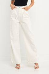 White High Waist Jean