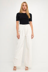 White High Waist Jean