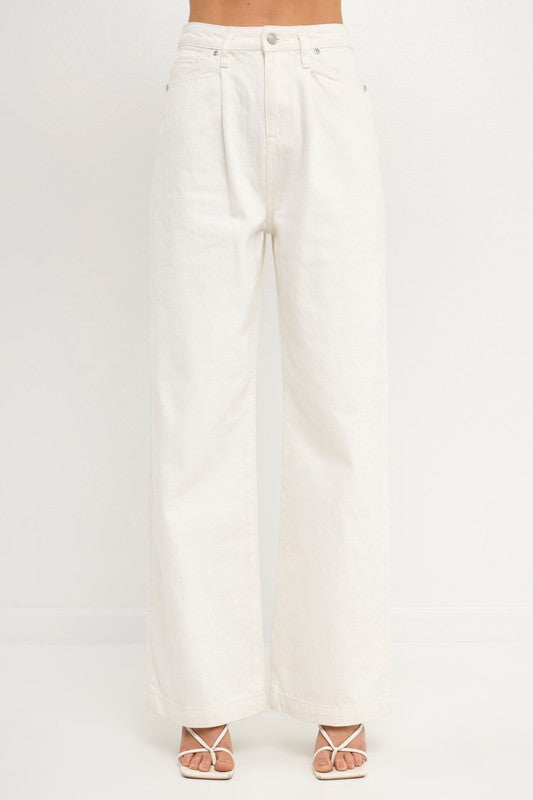 White High Waist Jean