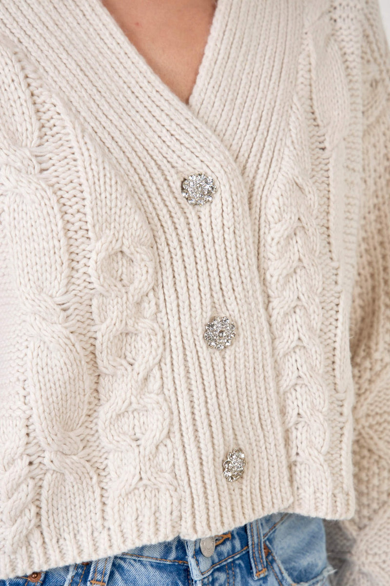 Jewel Button Cardigan