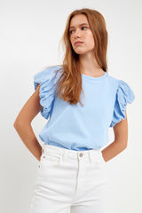 Mixed Media T-Shirt (Black, Blue, White)