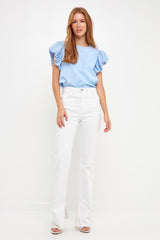 Mixed Media T-Shirt (Black, Blue, White)