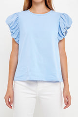 Mixed Media T-Shirt (Black, Blue, White)