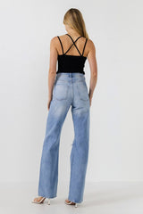 2 Straps Knit Bodysuit (Black or Green)