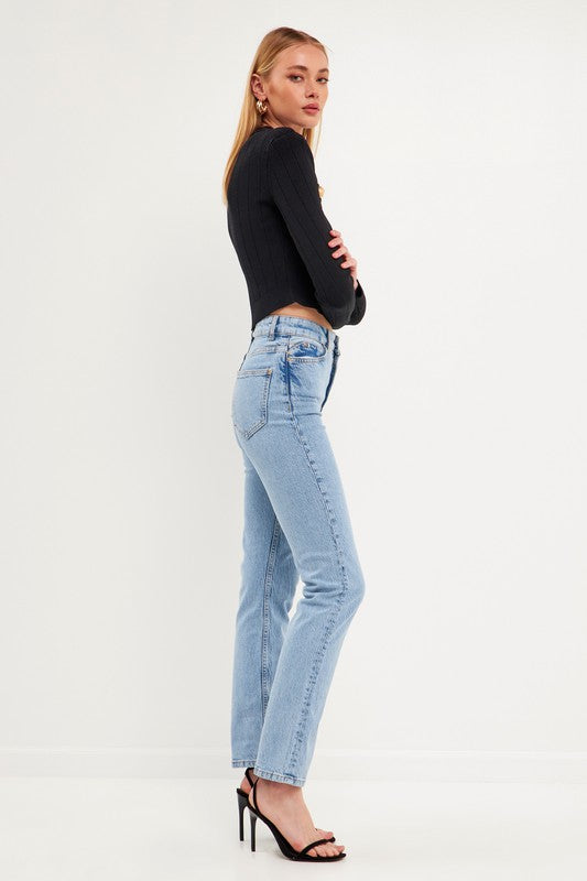 Shank Button V-Neckline Cardigan