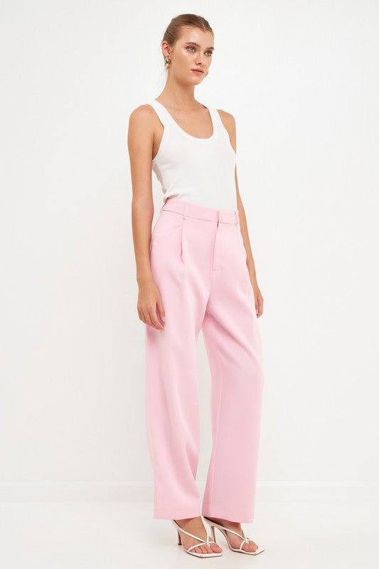 Pink Suit Trousers