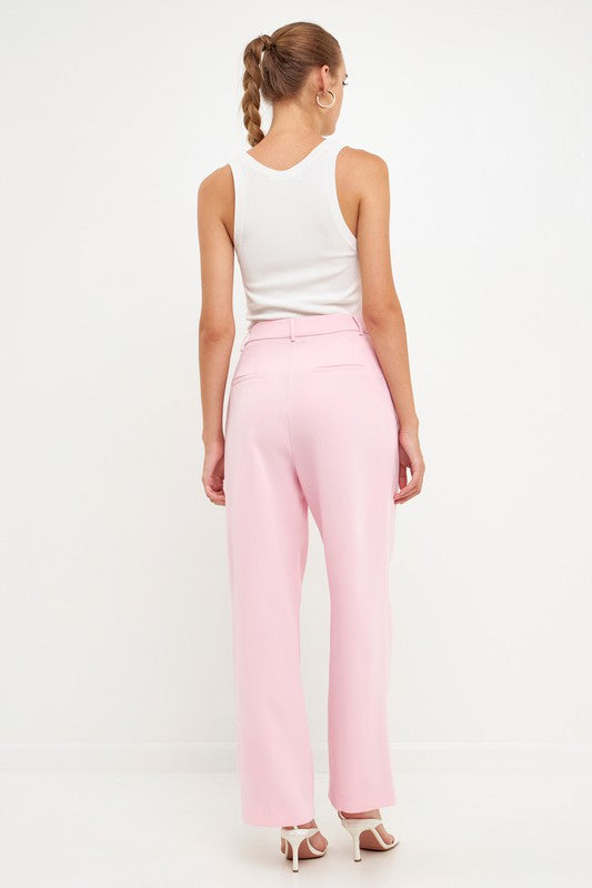 Pink Suit Trousers
