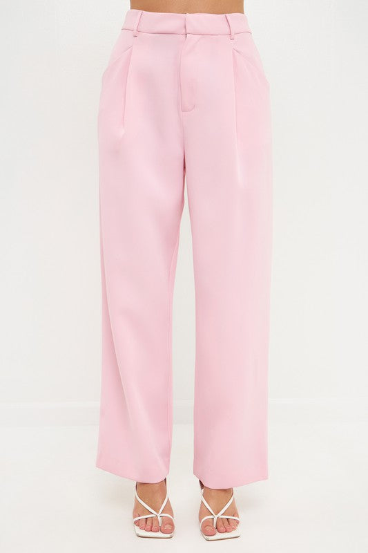 Pink Suit Trousers